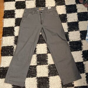 Carhartt Men’s Grey Relaxed Straight Rigby Dungaree | Size 32W x 28L (Worn once)